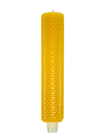LED Beeswax Flameless Candle (Battery Operated)