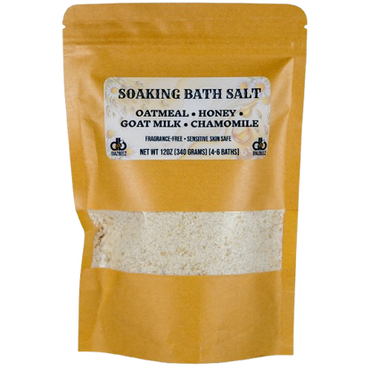 Soaking Bath Salt - Oatmeal Goat Milk Honey Chamomile