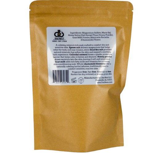 Soaking Bath Salt - Oatmeal Goat Milk Honey Chamomile